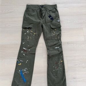 Boohoo Olive Cargo Pants